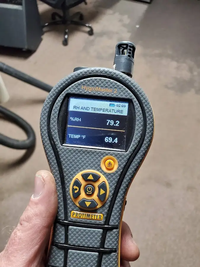 Moisture meter humidity assessment for Mold Remediation & Removal in Dudley